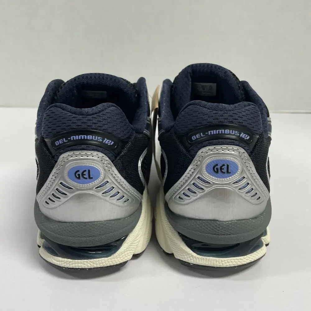 Asics Gel Nimbus 10.1 Black Midnight 1203A543 003 Size 8 Men Blue Mesh Runner